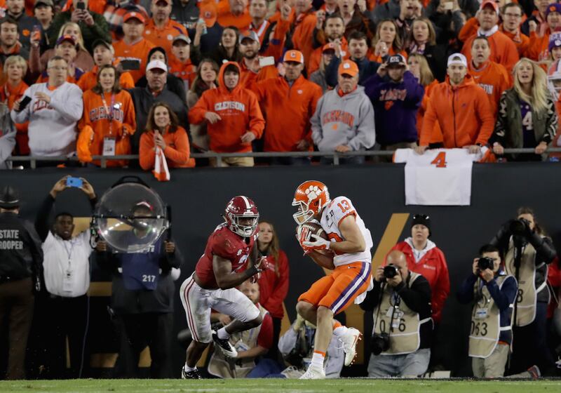 2017 CFP National Championship Clemson Tigers Alabama Crimson Tide