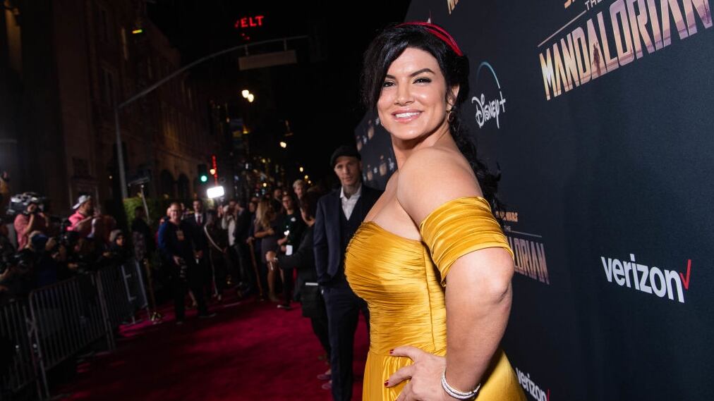 Gina Carano on the red carpet