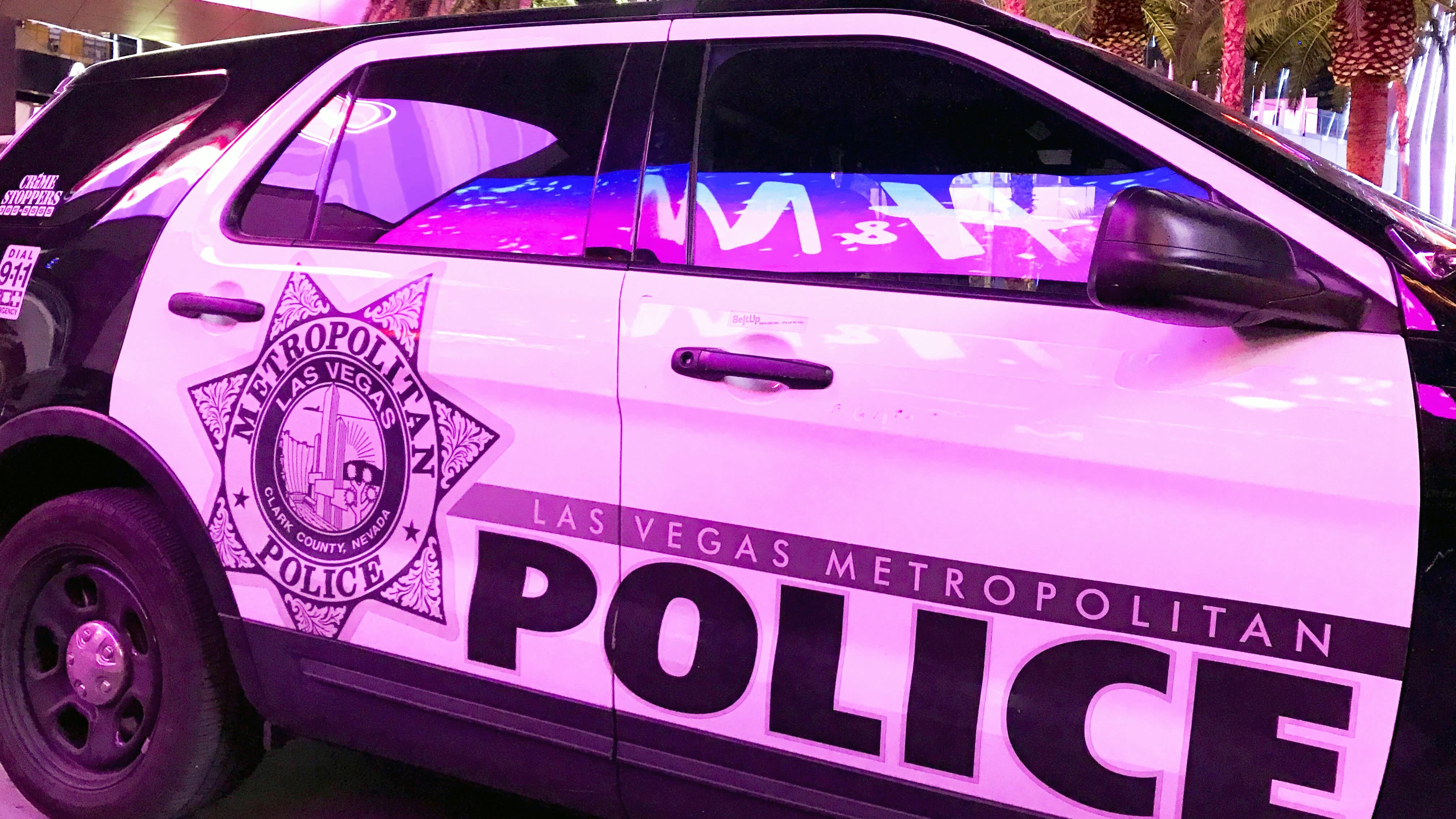 Patrol car of the Las Vegas Metropolitan Police Department.
